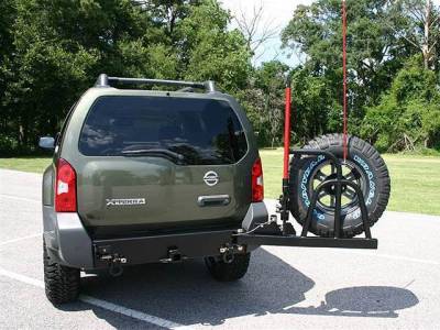 4X4 Parts - 4x4 Parts Xterra Rear Bumper & Tire Carrier