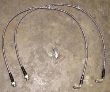 4X4 Parts - 4x4 Parts Stainless Steel Braided Brake Lines