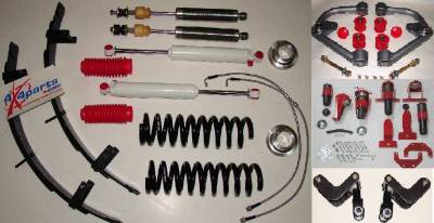 4X4 Parts - 4x4 Parts Mega Crawler Suspension Package With Rancho RS9000XL Shocks