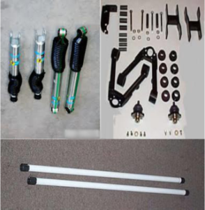 4X4 Parts - 4x4 Parts Xterra Deluxe Suspension Package W/5100 Series Bilstein Shocks