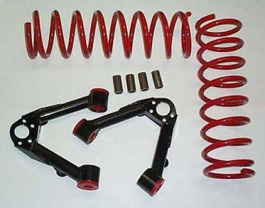 4X4 Parts - 4x4 Parts Pathfinder Custom Suspension Lift WITH GRAY COILS