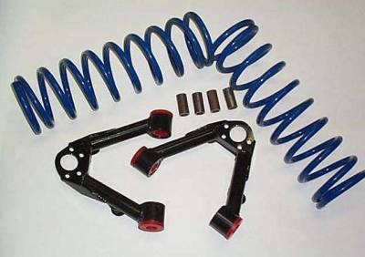 4X4 Parts - 4x4 Parts Pathfinder Custom Suspension Lift with Black coils