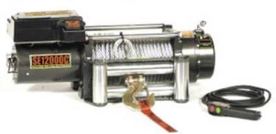 4X4 Parts - 4x4 Parts SEC12 12,000 Pound Electric Winch