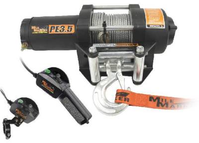 4X4 Parts - 4x4 Parts PE3.5 ATV 3,500 Pound Winch