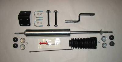 4X4 Parts - 4x4 Parts Frontier Steering Stabilizer Kit with Rancho RS7000MT Shock