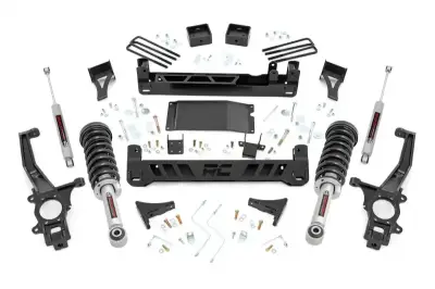 4X4 Parts - 4x4 Parts 2005 - 2021 Frontier 6" lift kit using LIFTED FRONT STRUTS
