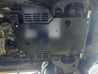 Xterra Engine Transmission Skid Plate WITH cat guards 2000 to 2004 Xterra