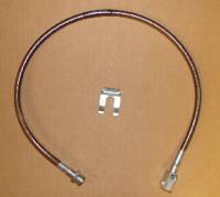 27 Inch Long Smoke Rear Brake Line