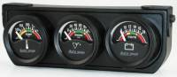 Mini Gauges & Consoles - Auto Meter Two Gauges and Three Gauges - Electric Mini Three Gauge Water Temperature / Oil Pressure/ Volt