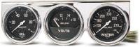 Chrome Three-Gauge Water Temperature / Oil Pressure / Voltmeter