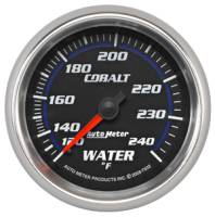 Cobalt Series Gauges - Auto Meter Cobalt Temperature and Oil Gauges - Water Temperature Full Sweep