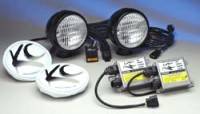 5" HID Black Flood Light Kit