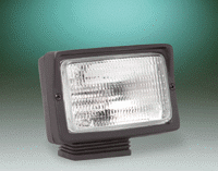 Black Plastic Flood Light