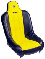 Baja SS Black Vinyl With Yellow Cloth Insert Seat