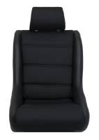 Seats and Seating Extras - Classic Seats - Classic II Black Vinyl With Cloth Insert Seat