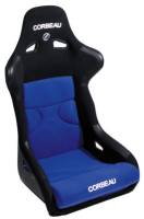 FX1 PRO Black Cloth With Blue Inserts Seat