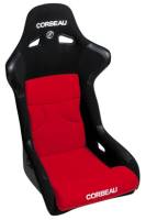 FX1 PRO Black Cloth With Red Inserts Seat