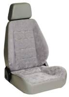 Sport Seat Grey Vinyl & Cloth