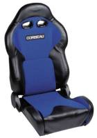 Seats and Seating Extras - VX2000 Seats - VX2000 Black Vinyl With Blue Cloth Seat