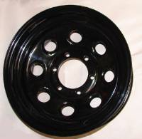 15" x 8" Black Steel Wheels - Image 2