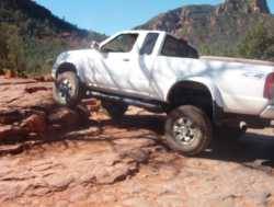 Nissan Frontier - white lightning