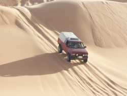 Nissan Hardbody - Dromedar in Libya Gerd Ma