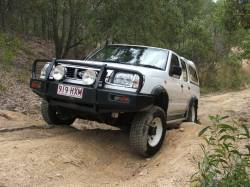 Nissan Frontier - White Cow