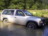 Nissan Pathfinder - Pathy getting wet
