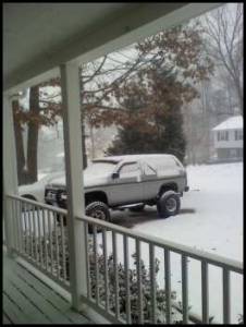 Nissan Pathfinder - never snowed in