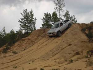 Nissan Hardbody - Down a Hill With my hb