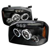 FRONTIER HALO LED PROJECTOR HEADLIGHTS IN BLACK - Image 1