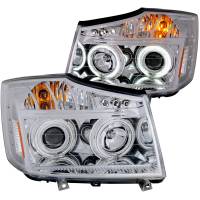 PROJECTOR HEADLIGHTS CHROME w/ HALO (CCFL) - Image 2