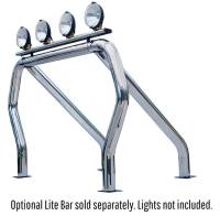 Chrome Single Bar/Single Kicker Bed Bars