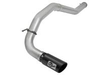 LARGE BORE HD 4" DPF-Back Stainless Steel Exhaust System w/Black Tip - Image 1