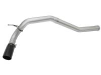 LARGE BORE HD 4" DPF-Back Stainless Steel Exhaust System w/Black Tip - Image 4