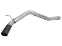 LARGE BORE HD 5" DPF-Back Stainless Steel Exhaust System w/Black Tip - Image 2