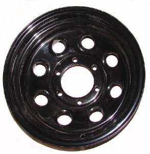 4X4 Parts - 4x4 Parts 15" x 8" Black Steel Wheels - Image 1