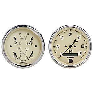 3 3/8" Quad Guage and Speedometer Kit box