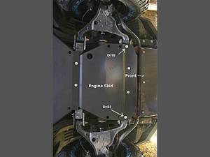 4X4 Parts - 4x4 Parts 05 to 22 Frontier and 05 to 12 Pathfider Engine Oil Pan Skid Plate - Image 2