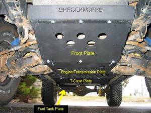 4X4 Parts - 4x4 Parts Frontier Engine Transmission Skid Plate - Image 2