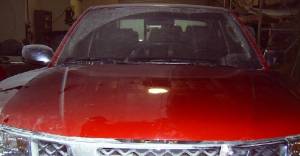 4X4 Parts - 4x4 Parts Frontier Fiberglass 4-Pin Hood - Image 1