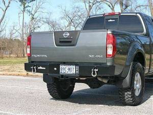 4X4 Parts - 4x4 Parts Frontier Rear Bumper with Receiver Hitch - Image 1