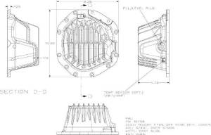 4X4 Parts - 4x4 Parts Frontier Rear Differential Cover, NOT TO BE USED WITH SPARE TIRE UNDER TRUCK - Image 4