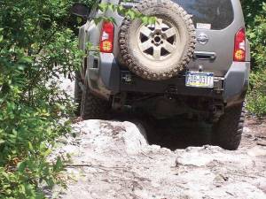 4X4 Parts - 4x4 Parts Xterra Rear Bumper & Tire Carrier - Image 3