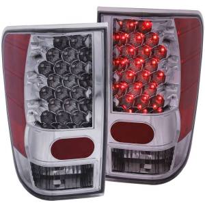 L.E.D TAIL LIGHTS CHROME - Image 2